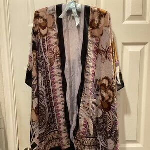 Velour kimono one size